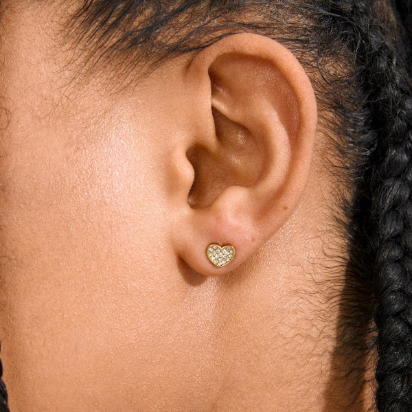 Emmett Recycled Crystal Earrings - Gold Plated