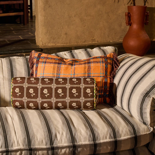 Sage and Clare - Bonny Jacquard Bolster Cushion