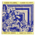 Sage and Clare Eliza Face Washer - Ultramarine