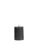 Classic LED Wax Pillar Candle - Smoke