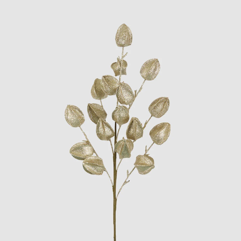 Glitter Chinese Lantern Stem