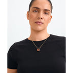 Now Necklace Gold Plated/Red