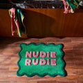 Sage and Clare - Amalie Nudie Bath Mat - Spring Green