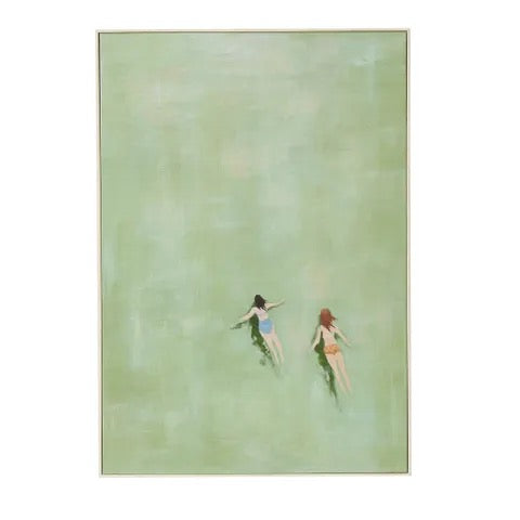 Moama White Wash Frame Oil Paint
