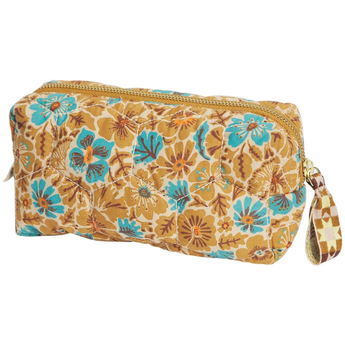 Sage and Clare Magnolia Travel Pouch - Turquoise