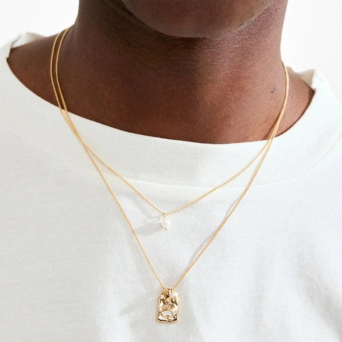Fire Necklace 2 in 1 Set - Gold Plated