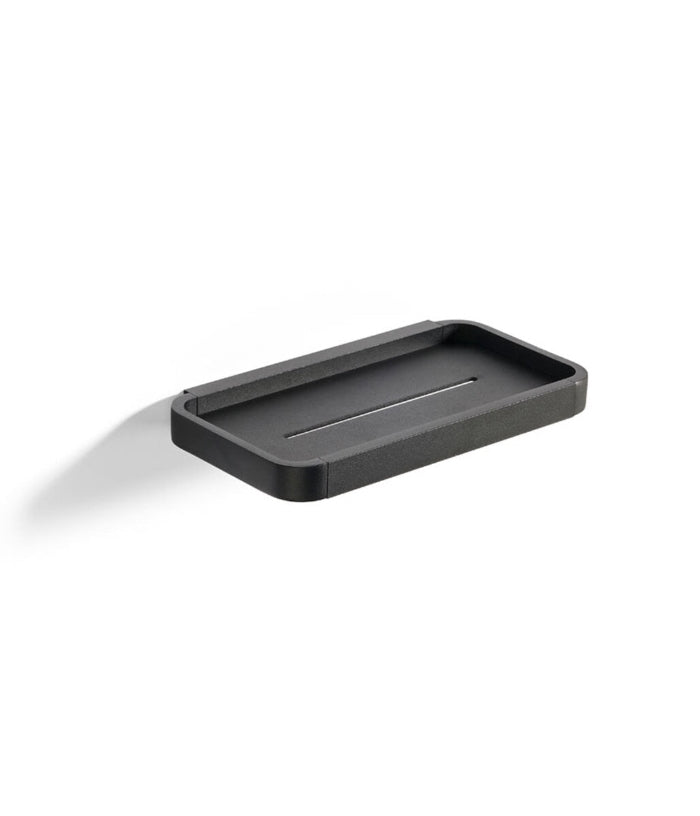 Zone Rim Aluminium Shower Shelf - Black