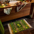 Sage and Clare - Josephine Bath Mat - Hunter Green