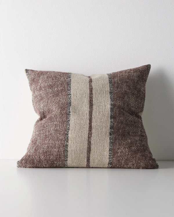 Ottavio Linen Cotton Blend Cushion - Feather Inner