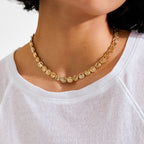 Fire Necklace - Gold Plated