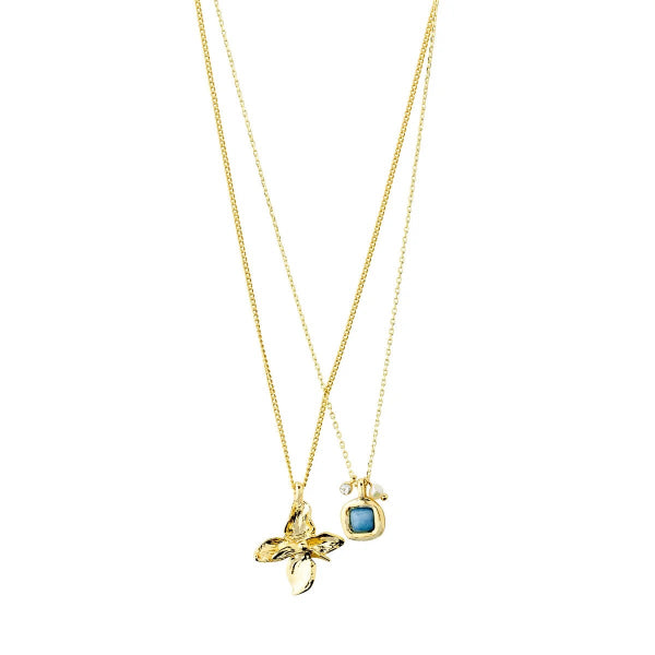 Trace Necklace 2 in 1 Set - Gold Plated