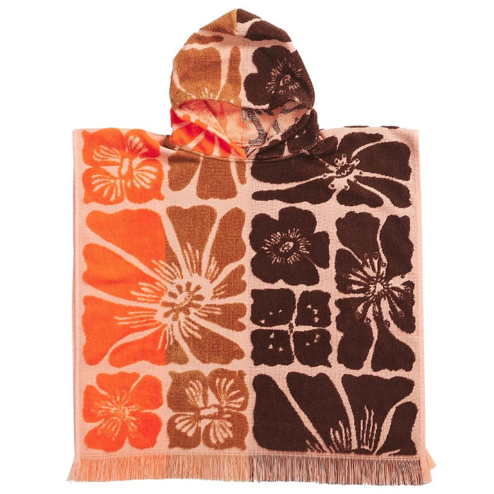 Sage and Clare Kids Hooded Towel - Jolene - Carnelian