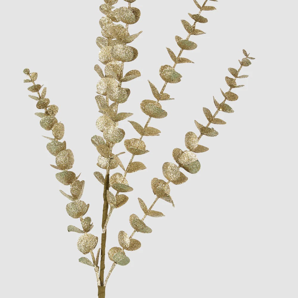 Glitter Eucalyptus Spray 77cm