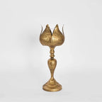 Pod Golden Candle Stand - 2 Sizes