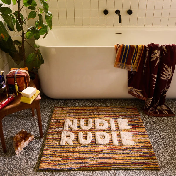 Sage and Clare - Tula Nudie Bath Mat - Burnt Sienna