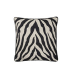 BROSTE Zebra Cushion - Black/Light Beige