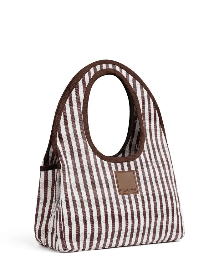 Eau Bags - Striped Recycled Nylon Bag - Lune Bag