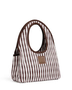 Eau Bags - Striped Recycled Nylon Bag - Lune Bag