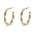 Naja Pi Hoops - Gold Plated small