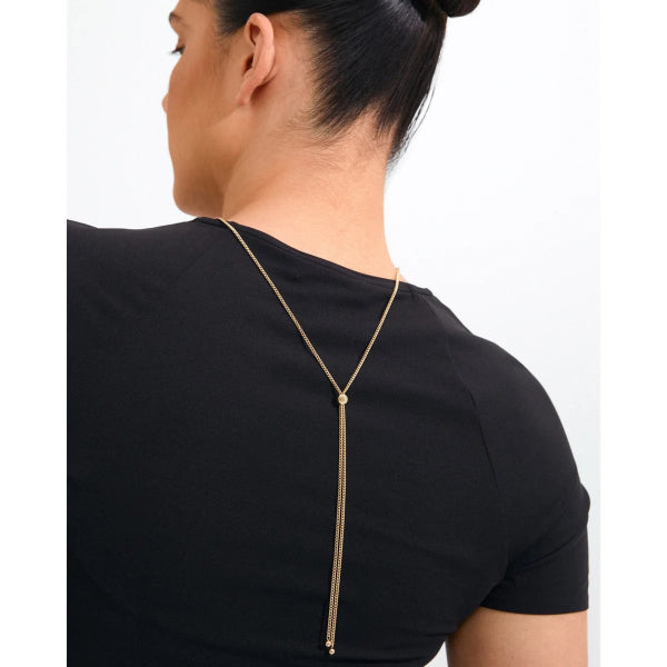 Now Necklace Gold Plated/Red