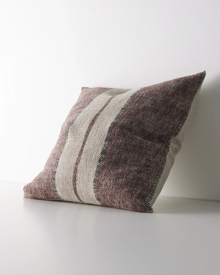 Ottavio Linen Cotton Blend Cushion - Feather Inner