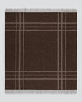 Baya Fiordland 100% Lambswool Throw - Walnut