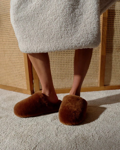 Hommey Sheepskin Slippers