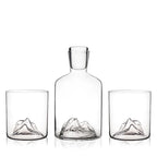 Mountain Decanter and Tumbler Set