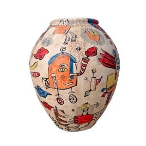 Hand-painted Pots- 2 sizes