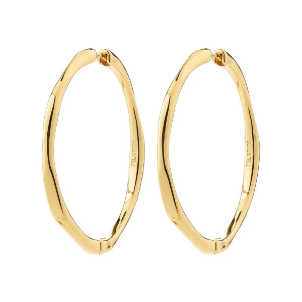 Presence Hoop Earrings - Gold-plated