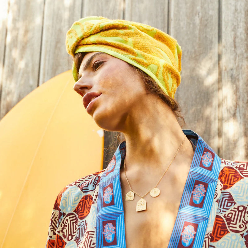 Sage and Clare Rosalia Hair Wrap - Dune