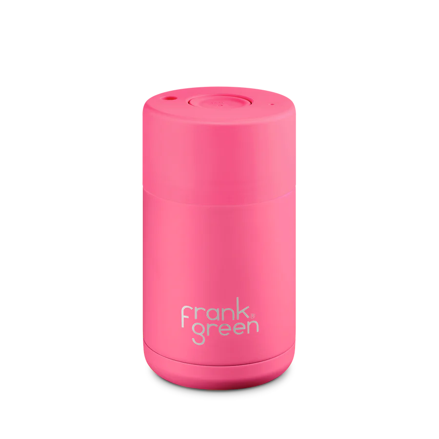 Frank Green ceramic reusable cup 12 oz Button Lid
