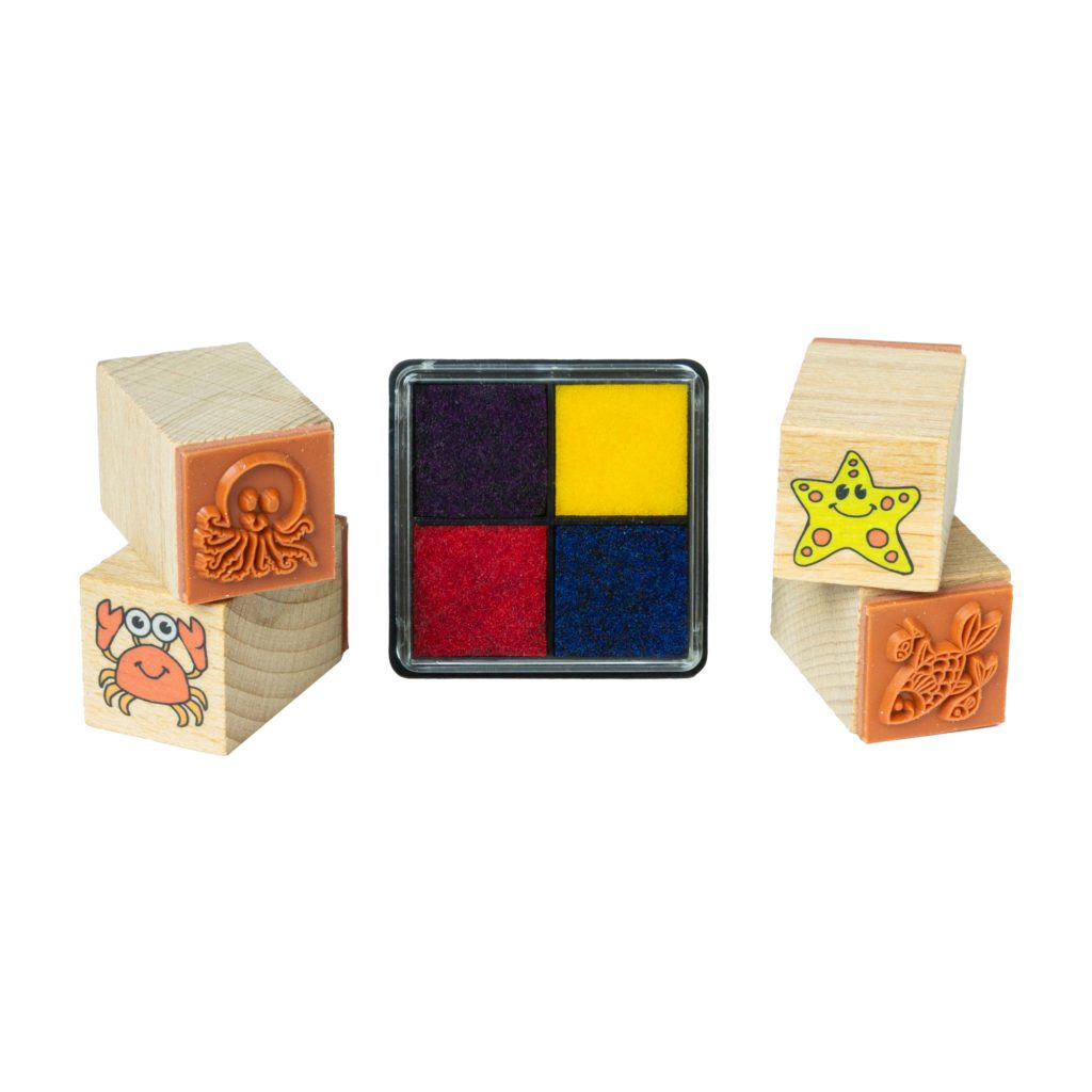 WOODEN STAMP SET – OCEAN
