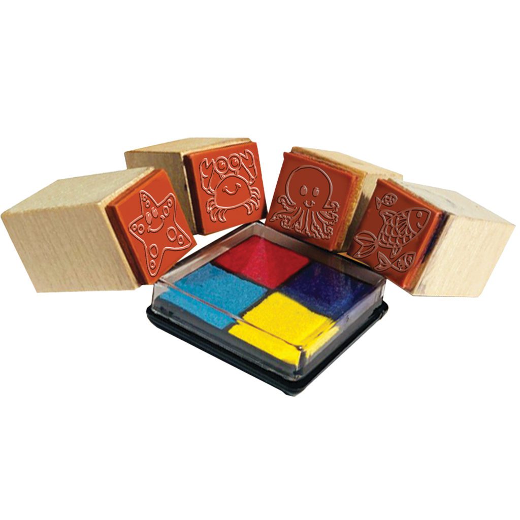 WOODEN STAMP SET – OCEAN