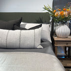 Piped Edge Headboard | Olive Double/Queen