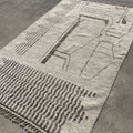 Handknotted Rug Moroccan Style Rug