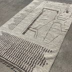 Handknotted Rug Moroccan Style Rug