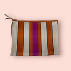 Recycled Plastic Zip Pouch - 8 assorted colours