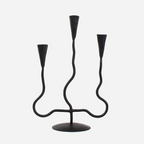 Wavy 3 Cup Candle Holder