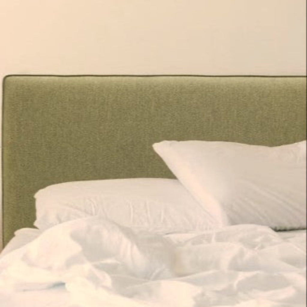 Piped Edge Headboard | Olive Double/Queen