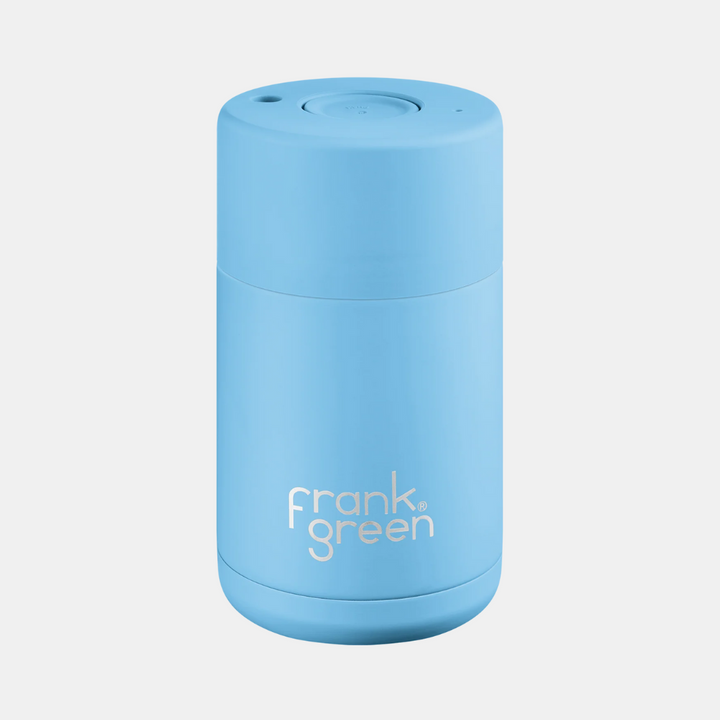 Frank Green ceramic reusable cup 12 oz Button Lid