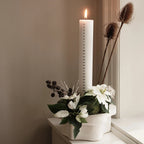 BROSTE Christmas Eco Advent Calendar Candle - Pure White