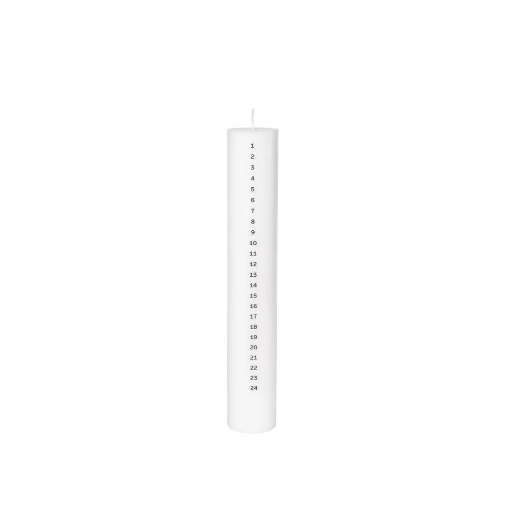 BROSTE Christmas Eco Advent Calendar Candle - Pure White
