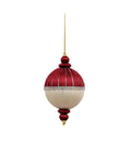 MAJESTIC Hanging Decal Ball - Burgundy & White