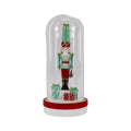 Soldier on Gift Box in Dome - 25.5cm