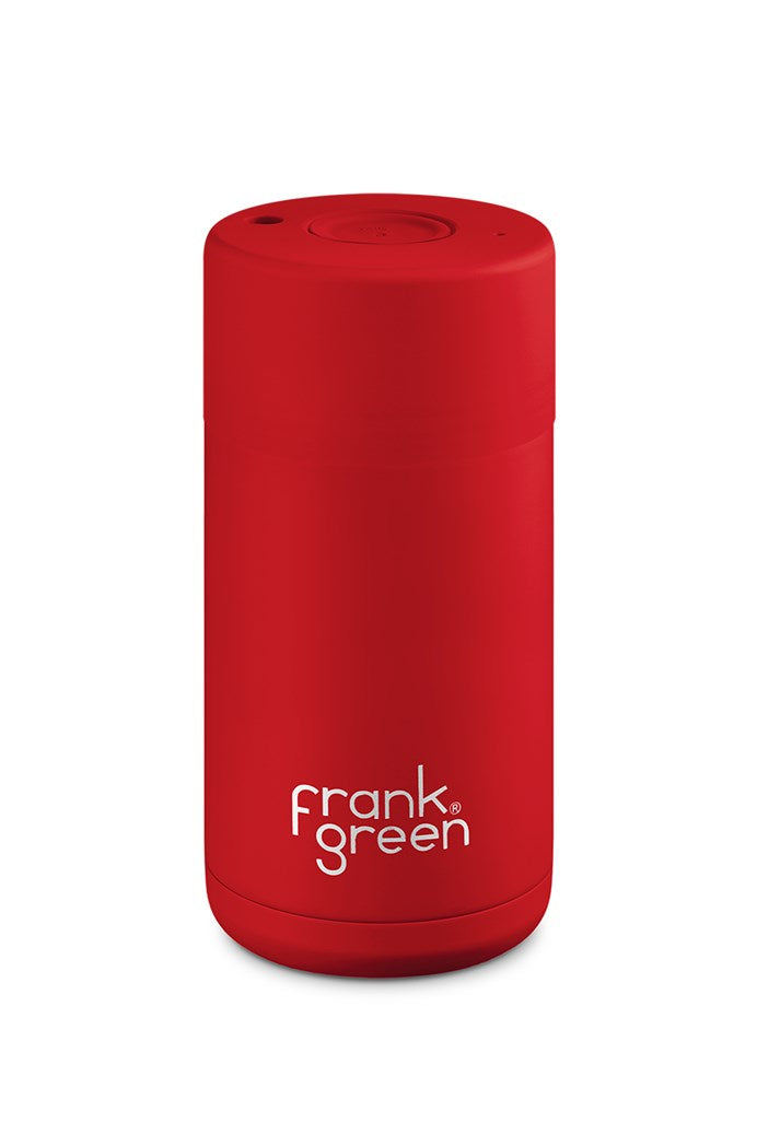 Frank Green ceramic reusable cup 12 oz Button Lid