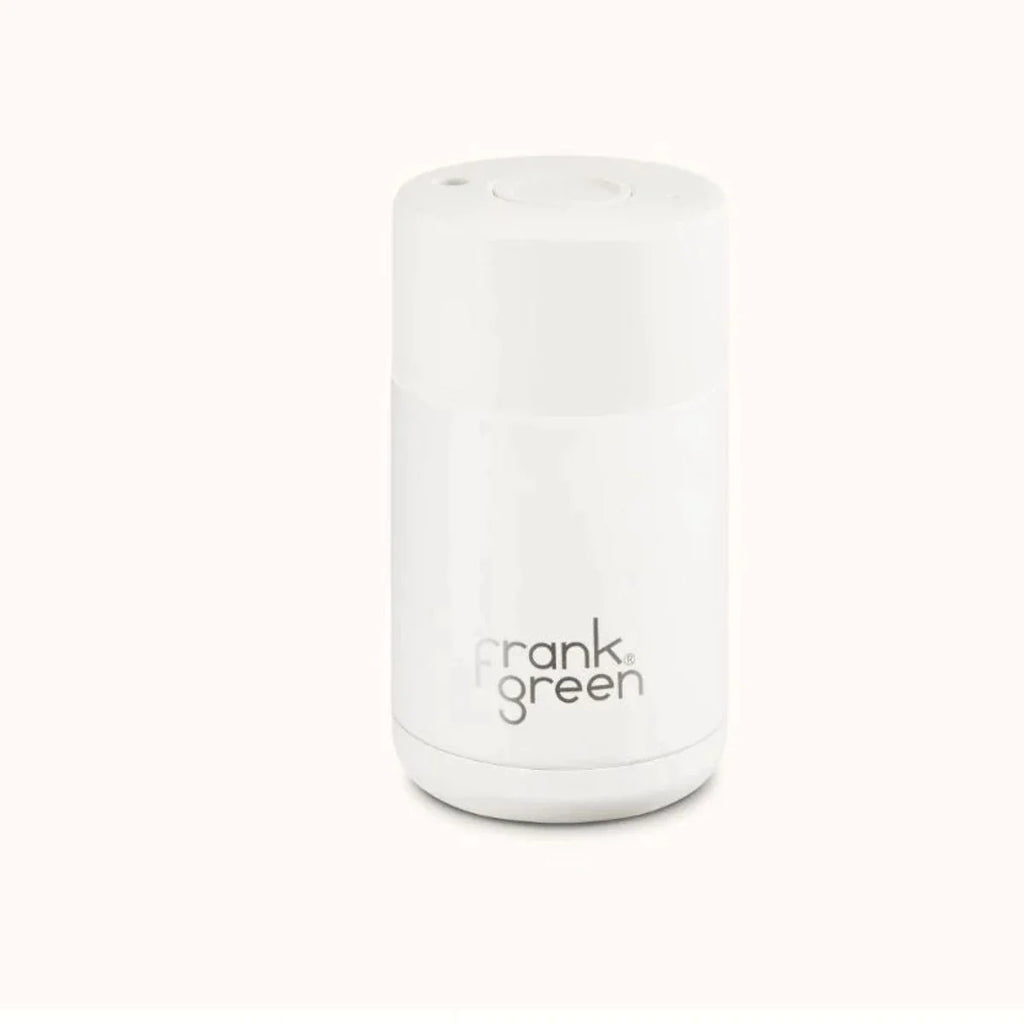 Frank Green ceramic reusable cup 12 oz Button Lid
