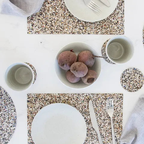 LIGA Beach Clean Rectangle Placemats - Set of 4