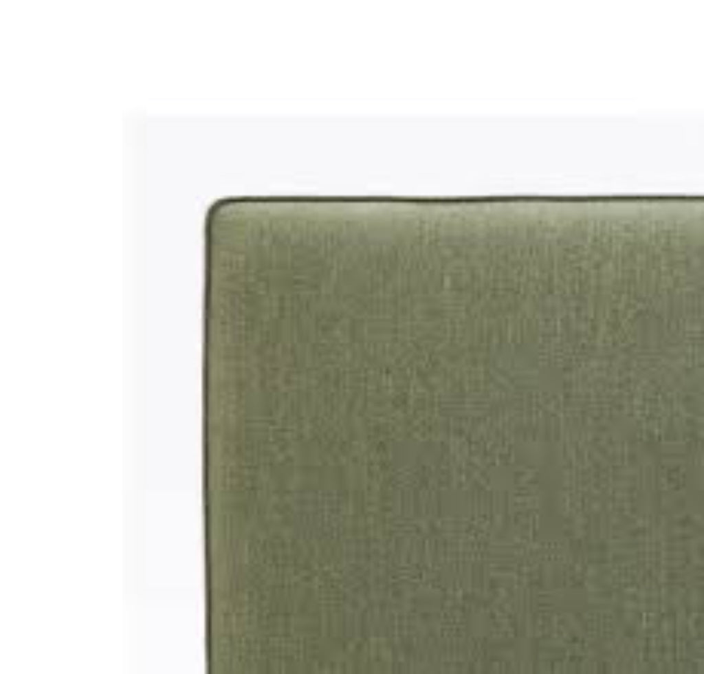 Piped Edge Headboard | Olive Double/Queen