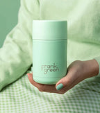 Frank Green ceramic reusable cup 12 oz Button Lid